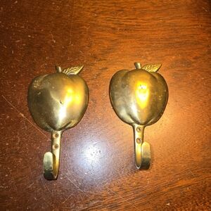 Brass Apple Hooks
